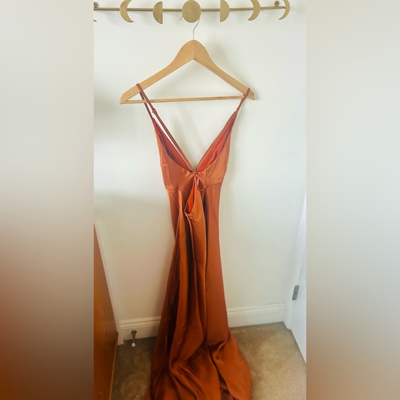 Peppermayo Burnt Orange Dress Sundowner Maxi Dress - Picture 6 of 8